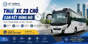 Thuê xe 29 cam kết đúng giờ – Dịch vụ xe du lịch